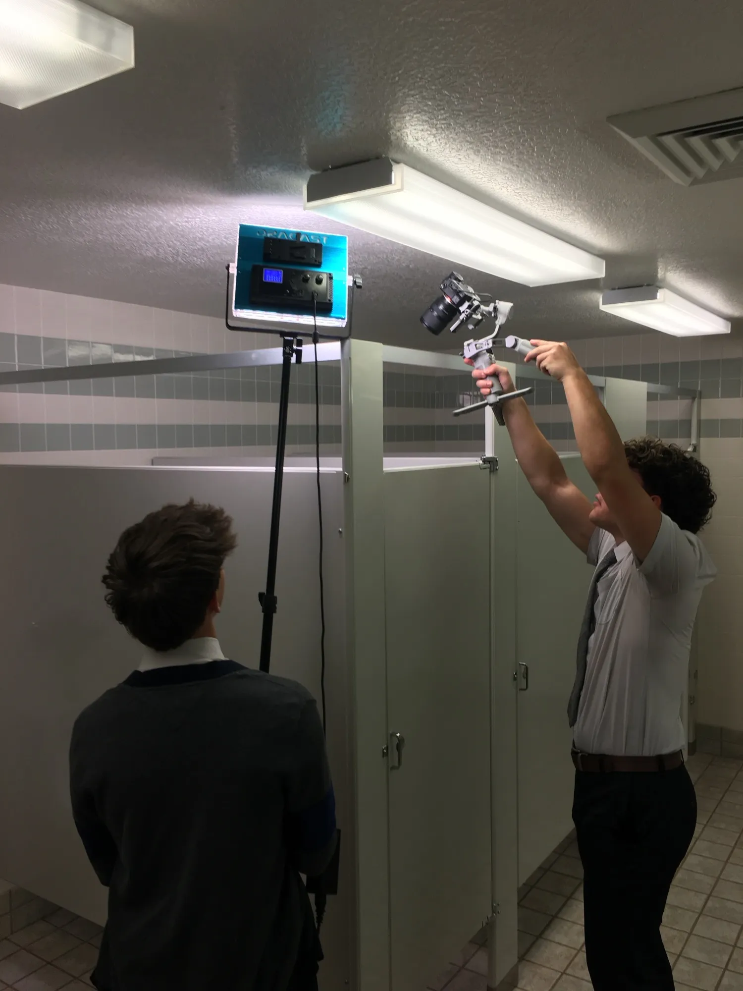 Behind the scenes photo 2 from Bathroom Break