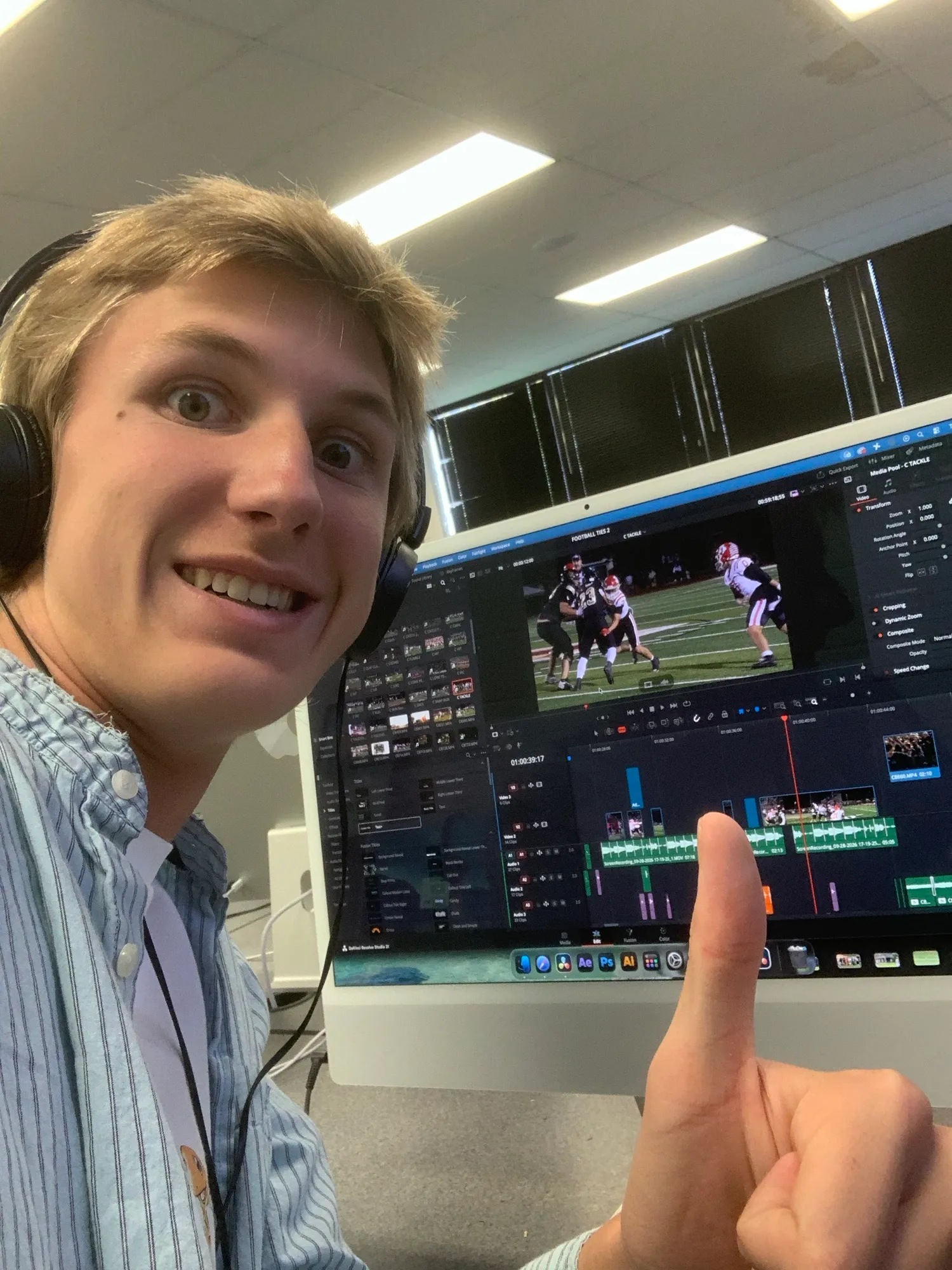 Behind the scenes photo 2 from Football Highlight Reel